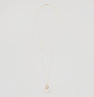 Loft Pave Circle Pendant Necklace