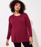 Loft Plus Side Zip Tunic Sweater