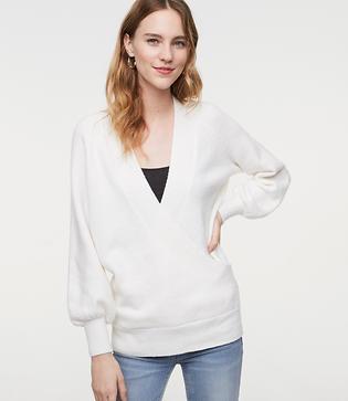 Loft Wrap Tunic Sweater