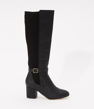 Loft Mixed Media Knee Boots