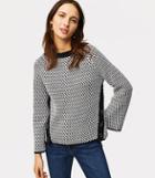 Loft Textured Side Button Sweater