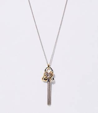 Loft Charmed Tassel Pendant Necklace
