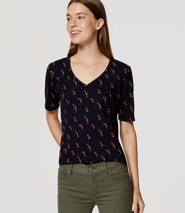 Loft Midnight Vine Vintage Soft Tee
