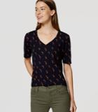 Loft Midnight Vine Vintage Soft Tee