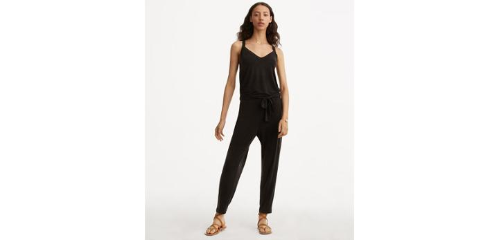 Loft Lou & Grey Fluid Tie Jumpsuit