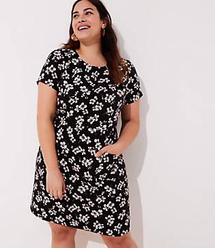 Loft Plus Magnolia Patch Pocket Dress