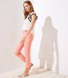 Loft The Crop Jeans In Candied Papaya