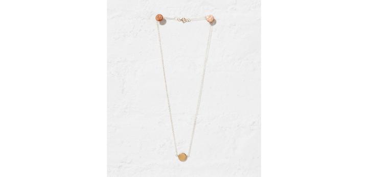 Loft Zo Comings Tiny Pebble Necklace