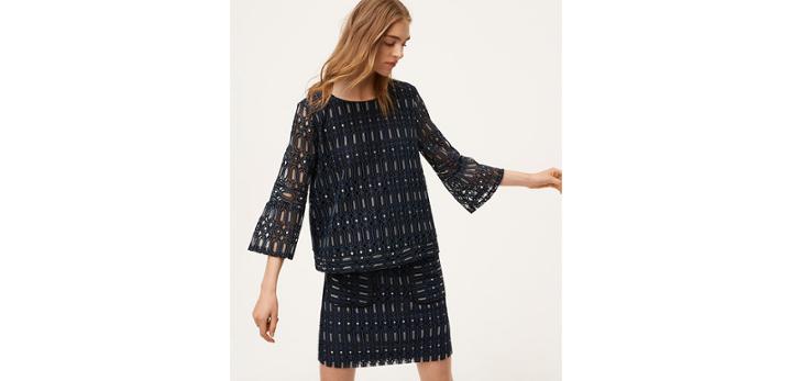 Loft Circuit Lace Top