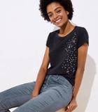 Loft Beaded Stars Tee