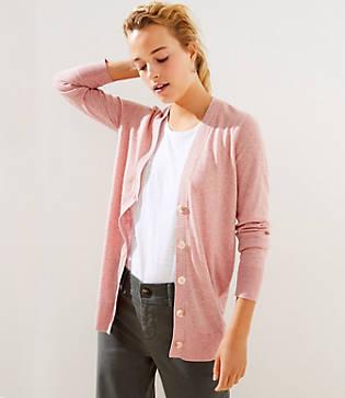 Loft Flecked Boyfriend Cardigan