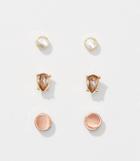 Loft Blushed Stud Earring Set