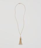 Loft Pearlized Tassel Necklace