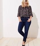 Loft Plus Soft Skinny Jeans In Luxe Dark Wash