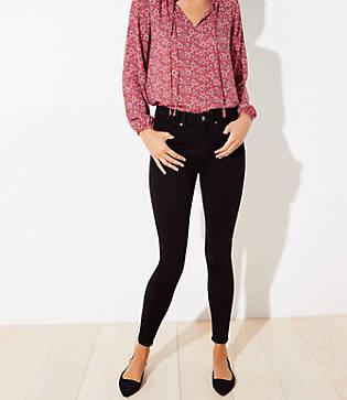 Loft Soft Denim Leggings In Black