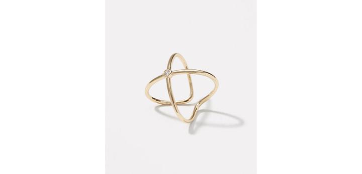 Loft Essential Crossed Ring