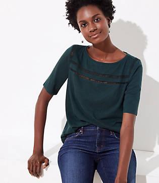 Loft Cutout Vintage Soft Tee