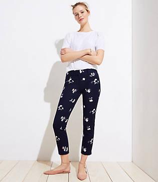 Loft Bouquet Riviera Pants In Marisa Fit