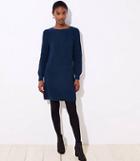 Loft Ribbed Tie Back Sweater Dress