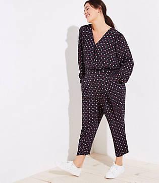 Loft Plus Bejeweled Jumpsuit