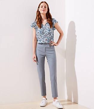 Loft Slim Tab Waist Pants