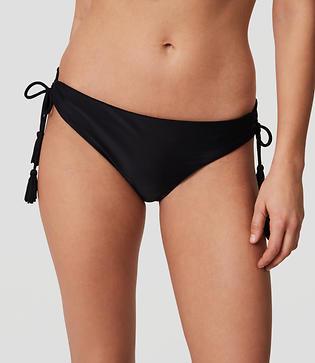 Loft Beach Tasseled Lace Up Bikini Bottom