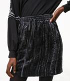 Loft Crushed Velvet Drawstring Skirt