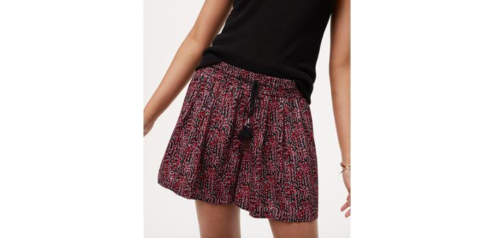 Loft Garland Fluid Drawstring Shorts
