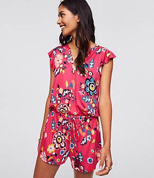 Loft Beach Resort Garden Flutter Romper