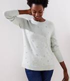 Loft Pearlized Crystal Sweater