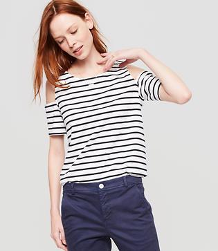 Loft Armor Lux Cutout Top