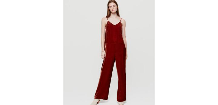 Loft Lou & Grey Velvet Jumpsuit