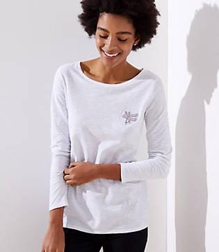 Loft Ski Striped Tee
