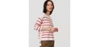 Loft Striped Lace Up Side Sweater