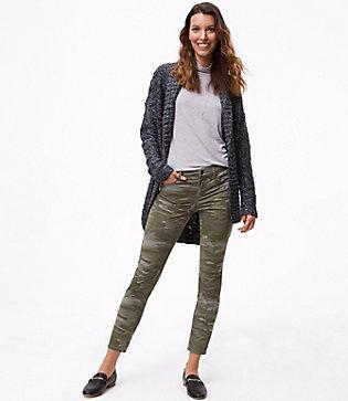Loft Camo Leggings In Five Pocket