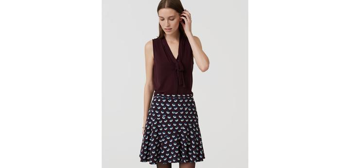 Loft Buttercup Flippy Skirt