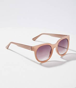 Loft Squared Round Sunglasses