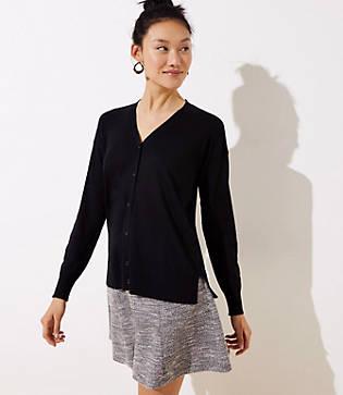Loft Relaxed V-neck Cardigan