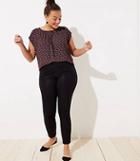 Loft Plus Modern Coated Skinny Jeans