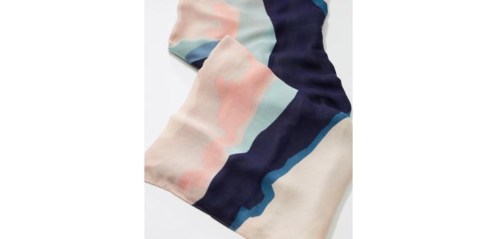 Loft Watercolor Stripe Scarf