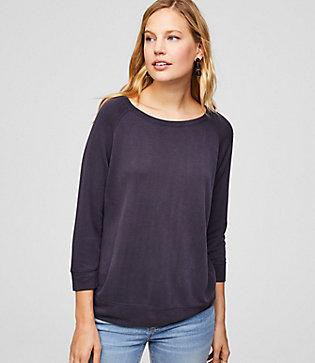 Loft Sueded Sweatshirt