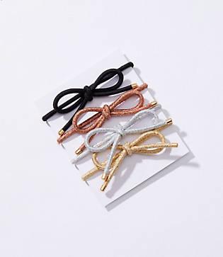Loft Bow Hair Tie Set