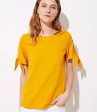 Loft Tie Sleeve Vintage Soft Tee