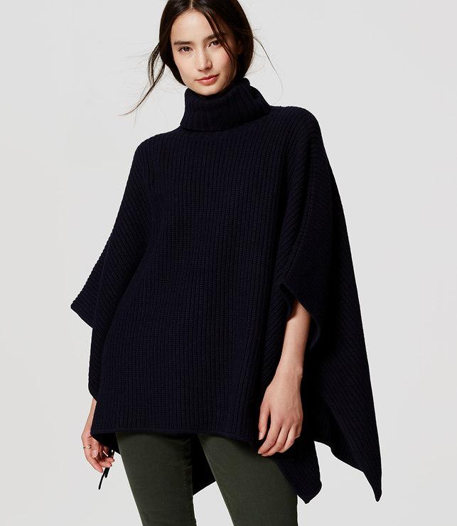 Loft Side Tie Poncho