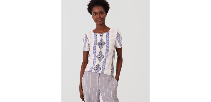 Loft Flora Sweater Tee