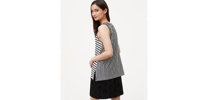 Loft Mixed Stripe Tank