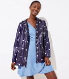 Loft Polka Dot Translucent Raincoat