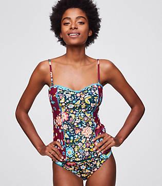 Loft Beach Resort Garden Tankini Top