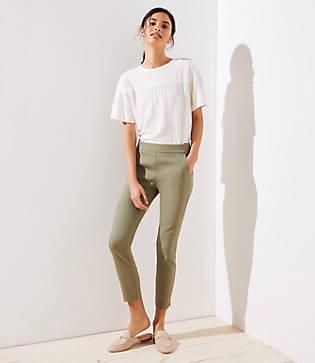 Loft Slit Cuff Skinny Ankle Pants