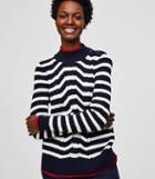 Loft Nautical Cable Sweater